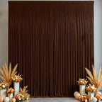 30x10FT Backdrop Curtains with Rod Pockets - Wrinkle Free Photo Stage Backdrop 6 Panels Curtains Drapes for Photography Wedding Party Baby Shower Decorations (Brown) by Unknown