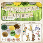 Winnie Baby Shower Decorations – the Pooh Backdrop, Balloons & Banner Kit - Image 6