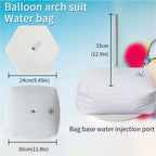 Balloon Arch Kit with Fiber Rods, Water Bags, White Plastic - Image 2