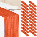 Showgeous 20 Pack Orange Cheesecloth Table Runner, 17 x 108 Inches by Showgeous