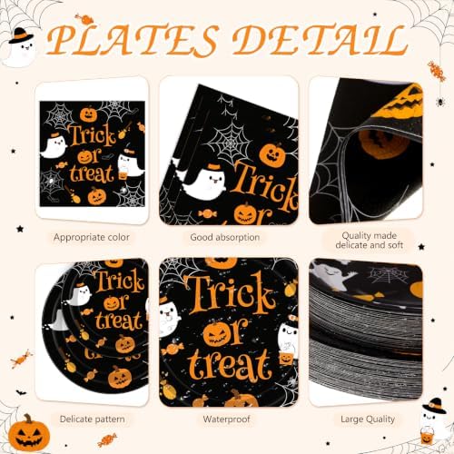 Ceenna Halloween Trick or Treat Party Supply Decoration for 50, Orange - Image 2