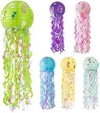 Candlestick Holders Candle Lantern, 未处理 Garden Decor Weathervanes Jellyfish Paper Lantern Under The Sea Party Decor Girl Kid Birthday Party Decoration Baby Shower(Yellow) - Image 4