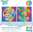 Treasures Gifted Officially Licensed Jim Henson’s Word Party Birthday Supplies - Serves 16 Guests - Dinnerware Starter Set Word Party Birthday Decorations - Plates & Napkins Set - Image 5