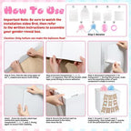 28in Giant Gender Reveal Gift Box with 40 Pcs Pink Balloons for Girls - Image 4