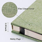 Vienrose Self Adhesive Photo Album with Window 13x12.6 60 Pages Grassgreen - Image 3
