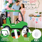 4 Ft Green Golf Cart Corrugated Plastic Standee Large Photo Prop - Image 6