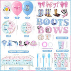 224pcs Gender Reveal Decorations, All-in-One Decor Set for 24 Guests - Image 2