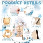 50 Set Bear Bottle Opener Baby Shower Party Favors Bulk,Blue - Image 3