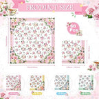 SUMMORO 180 Pcs Disposable Paper Tea Cups and Plates with Napkins, 9 OZ - Image 3