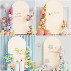 Putros Arch Backdrop Stand and Cover Set, 7.2ft Arch Stand with Beige Cover - Image 6