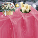 85 Yard Organza Fabric 44" Wide for Wedding Event Décor - Coral by MDS