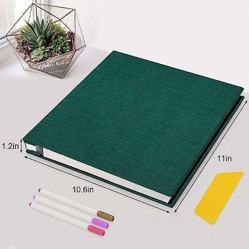 Zesthouse Photo Album Self Adhesive Pages, 60 Pages Magnetic Scrapbook Albums with Sticky Page, Photos Album Holds 8x10 & 5X7 & 4x6 & 6x8 & 3x5, Large Picture Book Ideal Gift for Family Wedding Baby - Image 2
