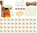 Adabocute Honey Pot, Mini Honey Jars w/Dippers, Glass Jars 1.5oz 40 Pack by Adabocute