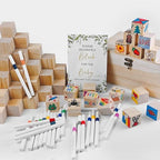 EIGTWEN 78 PCS Fun Baby Shower Games Sign Kit, Baby Blocks for Baby Shower - Image 4