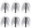 Exquisite Silver Spray Centerpieces 6 Pack, 28 Inch Foil Table Decor by Exquisite