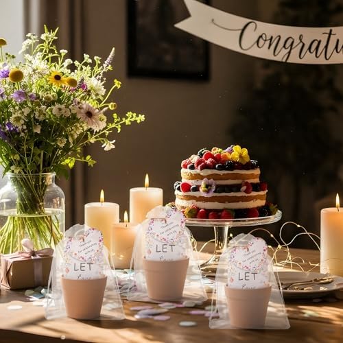 Ctosree 50 Sets Let Love Grow Wildflower Wedding Favors for Guests - Image 4
