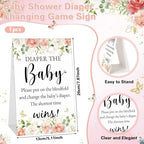 37 Pcs Baby Shower Diaper Changing Game Supplies, Warmth - Image 3