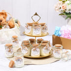 Threlaco 20 Pcs Boho Baby Shower Favor Candle Glass Jar - Image 4