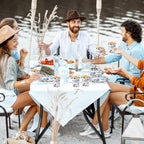 Ziliny 350 Pcs Western Cowboy Baby Shower Party Supplies a Cowboy Is on the Way Baby Shower Paper Plates Napkins Cups Disposable Western Party Tableware Plastic Cutlery Serves 50 Guest - Image 4