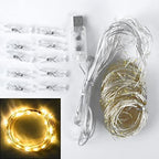 10ft x 10ft White Tulle Backdrop Curtain with Lights String for Parties Wedding Bridal Shower Sheer White Curtain Backdrop for Birthday Baby Shower Photo Booth Background Decorations - Image 7