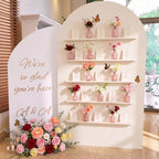 36 Pcs Artificial Flowers Table Centerpiece with Vases Colorful Wildflower Centerpieces Silk Flower Arrangement for Wedding Baby Shower Table Centerpieces Party(Multi Color,Pink) - Image 4