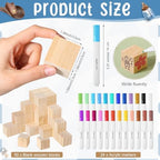 Tatuo 75 Pcs Baby Shower Party Block Games Sign to Decorate,Cowboy - Image 3