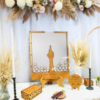 Guest Book Alternative Drop Box Frame Quinceanera, Purple Princess Tower - Image 4