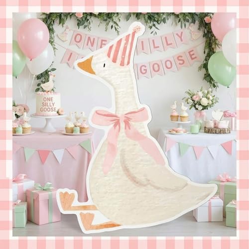 Croblissful One Silly Goose Party Decorations, Pink, Goose - Image 4