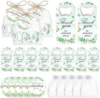 50Pcs Leaf Baby Shower Bottle Opener Favors for Guests Cute Magnetic Handheld Bottle Openers with Organza Bags and Thank You Cards, for Gender Reveal Theme Party Decorations Rerurn Gift Souvenirs by wxfdac