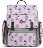 Disney Diaper Bag Backpack with Changing Pad Minnie Mouse – 16” Nylon Baby Bag for Parents, Insulated Bottle Holders, Multiple Storage Pockets - Image 2