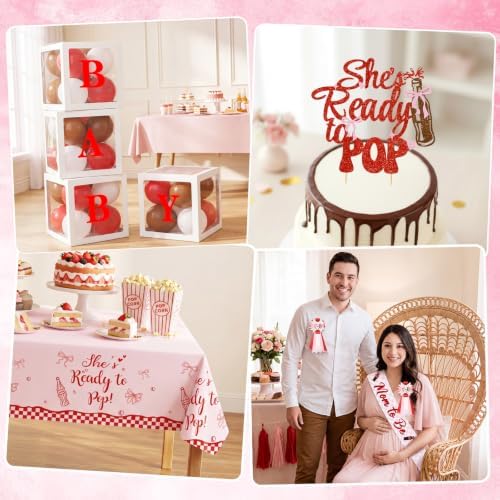 144Pcs Ready to Pop Baby Shower Decorations Balloon Arch Set - Image 5