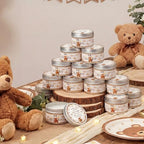 MTLEE Bear 24 Pcs Baby Shower Party Favors Candles Lavender Scented Baby Shower Favors for Guests Rustic Tealights Candles Gender Reveal Return Gifts(Brown, 1.2 oz) by CelebrateEveryMoment