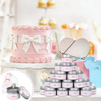 50Set Baby Shower Candle Party Favors Pink Bow Lavender Scented Candles Bulk Favors for Guests Girl Boy Baby Shower Gender Reveal Party Gifts (Pink Bow) - Image 6