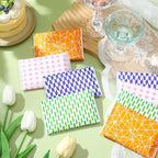 PerKoop 100 Pack Pocket Tissues Travel Slim Packs Small Facial Tissues Wallet Size Toilet Paper for Travel Guest Wedding Supplies, 4 Styles (Irregular Style) - Image 4