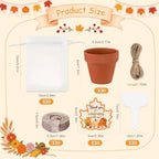 30 Sets Terracotta Pot Fall Party Favors for Guests Bulk - Image 2