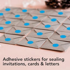 Perco Light Blue Perforated Round Circle Dot Sticker 1/2-Inch Labels — 10 Rolls, 30,000 Stickers - Baby Showers, Events for Info Labels, Soft Color Coding & Organization, Strong Adhesive - Made in USA - Image 4