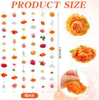 6 Pcs 35.4 ft Hanging Flower Artificial Wildflower Garlands Floral Vines - Image 2