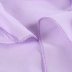 Lavender Chiffon Table Skirt 6ft for Rectangle Tables 2 Layer Purple Mermaid Table Skirting for Wedding Birthday Butterfly Party Baby Shower Decor - Image 4