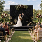 4-Panel Black Backdrop Curtain 5ft x 10ft - Image 6