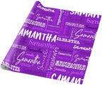 AOFUN Custom Wrapping Paper With Name Text Cute Gifts For Best Friends Funny Gifts For Friends Personalized Name Gift Paper Gifts 5 Rolls 58" x 23" - Image 5