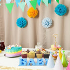 Baby Shower Cupcake Stand,BABY Acrylic Clear Cupcake Holder,Gender Reveal Cupcake Stand,Treat Stands for Dessert Table Display Set,Baby Shower Decorations,Cake Stands for Baby Shower,Birthday Party (Blue) - Image 5