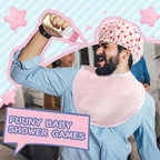 Chicingyou 8 Sets Bottle Chug Baby Shower Games, Stylish Style, Pink - Image 3