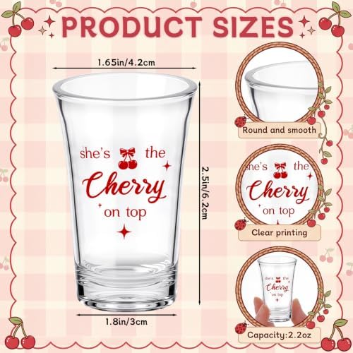 Sliner Baby Shower and Gender Reveal Party Gifts, 48 Pcs, Cherry - Image 3