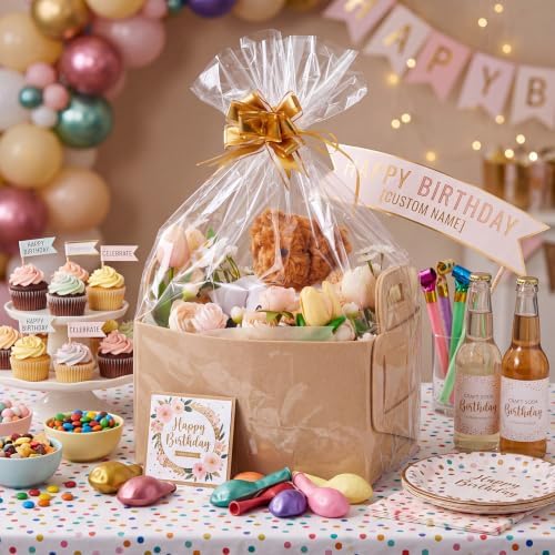 Mifoci 10 Pack Felt Gift Basket Empty Set, Baskets for Gift Empty Bulk - Image 3