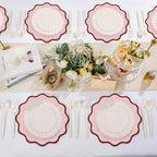 100Pcs Pink Thick Paper Placemats, Disposable Waterproof Wedding Place Mats - Image 5
