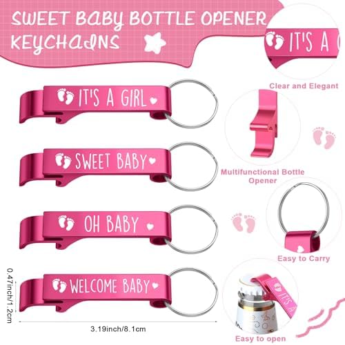 Pickmesh Baby Shower Party Favors for Guest, Pink, 96 Pcs - Image 3