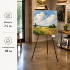 Conda 63" Wooden Tripod Artist Display Easel with Tray, A-Frame Adjustable Easel Stand for Wedding Sign, Foldable Easels for Painting Canvas, Display & Posters - Image 4