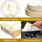 180pcs Ramadan Eid Mubarak Party Supplies,Serves 60 - Image 3