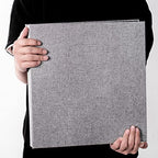 Super Large Photo Album Self Adhesive Scrapbook Album for 4×6 5×7 8×10 10×12 or Bigger Pictures DIY Magnetic Linen Cover DIY Photo Album 80Sheets/160Pages (Grey) - Image 5