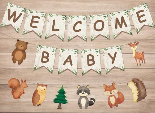 Kriyokiaa Woodland Baby Shower Decorations by Kriyokiaa